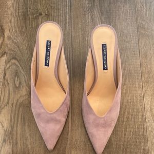 Stuart Weitzman heeled mules